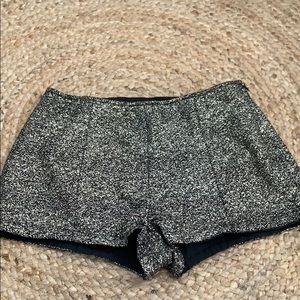Black and gold shorts